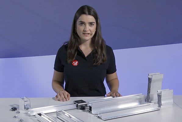 Maria Garcia Tevar presenta los sistemas de chapa trapezoidal BasicRail, MiniRail y MultiRai