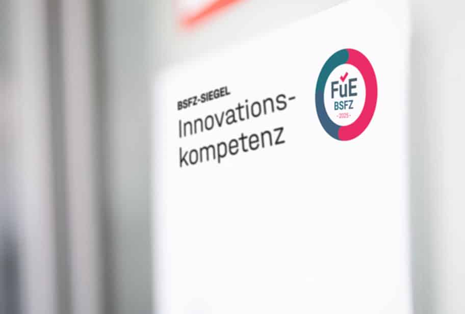 BSFZ Siegel für Innovationskompetenz
