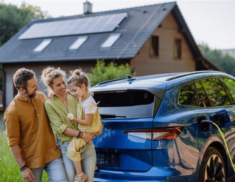 PV-Anlage mit Elektroauto