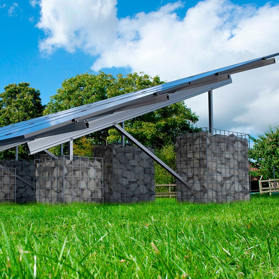 N-Rack Kit für PV-Freiflächen-Anlagen